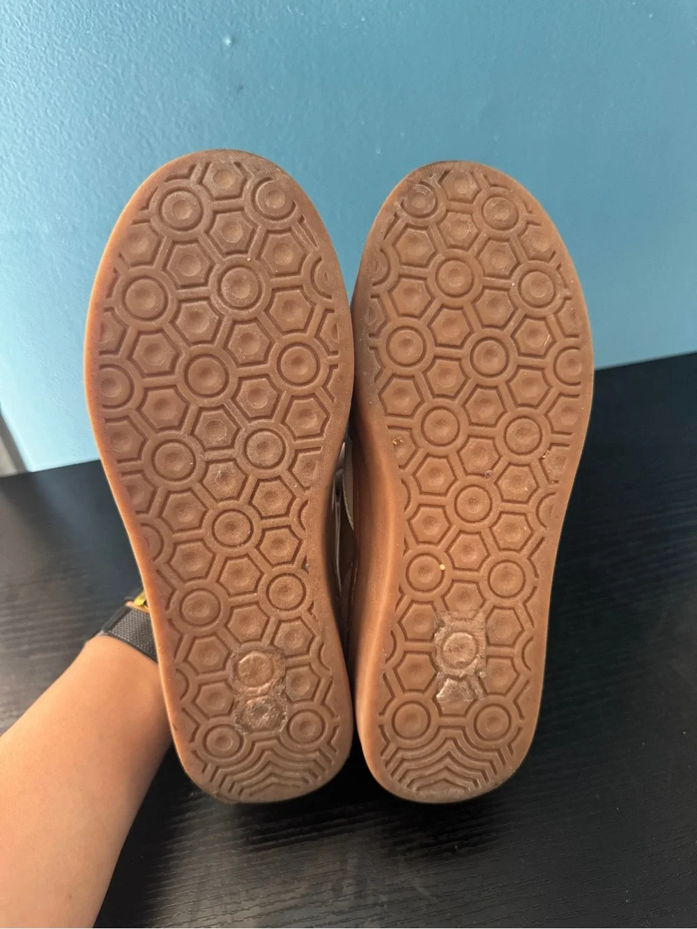 Women’s Platform Sneakers in Brown and Cream